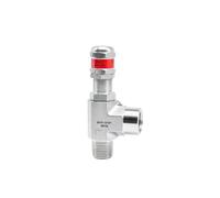 1 Uds 1/4 1/8 pulgadas NPT ángulo de acero inoxidable 316 válvula de seguridad de presión 1/4 "NPT válvula de alivio Satey(1/8")