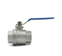 1 Uds 1/4 "3/8" 3/4 "1" 1-1/4 "1-1/2" 2 "BSPTS304 SS316L válvula de bola sanitaria de acero inoxidable tipo recto(Two piece ball valve,SS316L_3/4")
