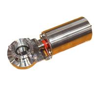 1 Uds 1,5 "2" Tri abrazadera virola OD 50,5mm 64mm 304 válvula de mariposa Vertical neumática de acero inoxidable