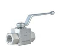 1 Uds 1/8 "1/4" 1/2 "1" 2 "válvula de bola KHB-G válvula de bola hidráulica de rosca interna de acero inoxidable resistente a la corrosión(3/8")