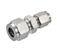 1 Uds 1/8 ''1/4'' 3/8 ''1/2'' accesorios de unión reductora de compresión 304 acero inoxidable 3 4 6 8 10 12 14 16 18 20 22mm(10mm-12mm)