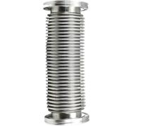 1 Uds 100 fuelle Flexible de acero inoxidable 304-junta de extensión de montaje de abrazadera de tubo de vacío de brida rápida(200mm)