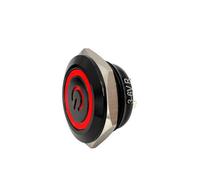 1 Uds 12/16/19/22/25/28/30mm Mini interruptor de botón de Metal impermeable de carrera corta luz Led momentánea 5V 12V 24V 220V rojo azul(Red,19MM_3V-6V)