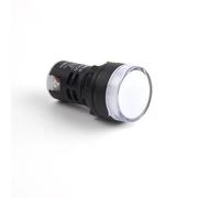 1 Uds 12V 24V 220V 380V 22mm Panel de montaje LED indicador de potencia luz de señal piloto lámpara interruptor lámpara de señal(W,380V)
