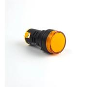 1 Uds 12V 24V 220V 380V 22mm Panel de montaje LED indicador de potencia luz de señal piloto lámpara interruptor lámpara de señal(Y,12V)