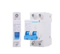 1 Uds 12V24V36V48V125V miniatura 1P/2P disyuntor 3A 6A 10A16A 20A 25A 32A 40A 50A 63A interruptor de protección bajo voltaje reinicio(32A,KL4-3b)