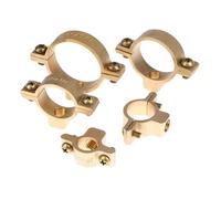 1 Uds 15 22 28 35 40 mm OD tubo de latón M10 abrazadera de tubo soporte suspensión fija plomería agua(28mm)