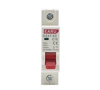 1 Uds 1P 3A-63A 400V tipo C Mini disyuntor MCB Protector de circuito de sobrecarga corta 35mm carril Din(63a)