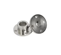1 Uds 2/3/3,17/4/5/6/6,35/7/8/10/11/12/14mm conector acoplador de eje de acoplamiento de brida rígida con tornillo Jack(4mm)