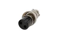 1 Uds 2,3,4,5,6,7,8 9 Pin GX20 macho hembra conector de aviación panel de cable enchufe micrófono adaptador tapa de labio(2pin socket)