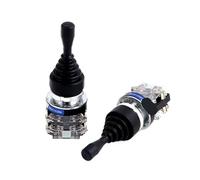1 Uds 2/4 direcciones momentáneo/autoblocante interruptor con palanca de mandos Negro transparente HKA1-41Z02/41Z04/41Y02/41Y04(HKA1-41Z04 Momentary)