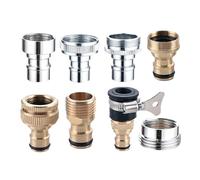 1 Uds 20/22/24/25mm G3/4 G1/2 adaptador aireador de grifo purificador de agua de cocina, accesorios de purificador de agua rosca interna o rosca externa(I)