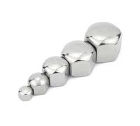 1 uds/20 piezas Uds 304 A2-70 hexagonal de acero inoxidable tuerca corta y delgada M3 M4 M5 M6 M8 M10 M12 M14 M16(2pcs M12)