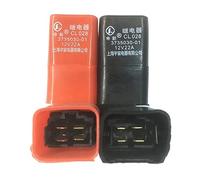 1 Uds 22A 12V 4pin 6350 aire acondicionado lámpara antiniebla ventilador relé Mini coche(Rojo)