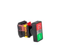 1 Uds 22mm/25mm/30mm APBB-22/AS22/PPBB-30 interruptor de botón de inicio y parada 10A/660V reinicio automático/interruptor de luz momentáneo(AS-22,220V)
