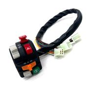 1 Uds 22mm 7/8 "interruptor De Control Del Manillar Motocicleta Para El Botón De Bocina Señal De Giro Faro Arranque Eléctrico Controlador Del Manillar Interruptor manillar moto