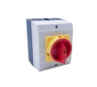1 Uds 25A 32A 40A 63A interruptor aislador encendido-apagado candado fijo caja de cámara giratoria 690V dos posiciones YMD11(3P 175-115-85,25A)