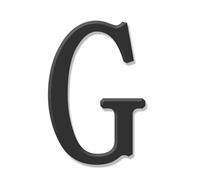 1 Uds., 26 Letras, Pegatinas De Números Digitales for Exteriores, Señales Residencia, Puerta, Alfabeto, Dirección Casa, Habitación Hotel(G,7.62 cm)