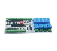 1 Uds 2AO-8AI-8DI-8DO ESP32 tablero de relé de red 4-20MA 0-10V módulo de entrada y salida analógica Digital(DC 24V With Shell)