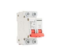 1 Uds 2P mini disyuntor sobrecarga de cortocircuito 230V-415V 4,5/6KA capacidad de rotura de instalación de riel 10A 16A 20A 25A 32A 40A(16A)