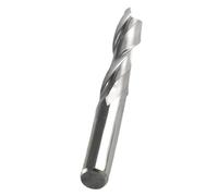 1 Uds 3.175/4/5/6/6.35mm fresas de extremo en espiral doble flauta herramienta brocas rebajadora CNC fresa punta plana for madera(3.175x2.0x22x45L)
