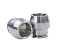 1 Uds 3 4 6 8 10 12 14 15 16 20 mm 1/8 "1/4" 3/8 "1/2" 1 "inserto de manga final 304 316 Unión de compresión de acero inoxidable