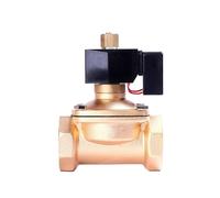 1 Uds 3/8 "1/2" "2" válvula de solenoide normalmente abierta ahorro energía conmutación latón agua 110VAC 24 horas encendido sin calor(NPT-110VAC,1.5 Inch)