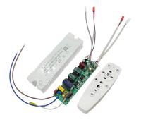 1 Uds 37-60Wx2 + RGB 30-60LED 2,4G control remoto y aplicación controlador LED inteligente 240mA atenuación y fuente de alimentación cambiable de Color