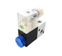 1 Uds 3V1-06 Válvula Solenoide de 3 puertos y 2 posiciones Valvula Neumatico neumática DC12V AC220V DC110V AC24V(3v1-06 Pc10-01,Motor With Bracket)