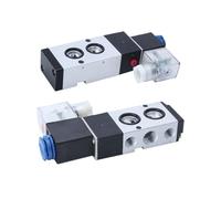 1 Uds 4M210-08 4M310-08 4M410-10 válvula solenoide eléctrica neumática 2 posiciones 3 puertos de aire Control vía electromagnética(24V)