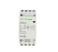 1 Uds 4P 16A/20A/25A interruptor de Control de Contactor Modular de CA for el hogar 220V/230V 50/60HZ 3NO 1NC 4NO 4NC 2NO 2NC(20A 4NC)