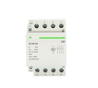 1 Uds 4P 32A/40A/63A Din Rail hogar Ac Contactor Modular interruptor de Control 220V/230V 50/60HZ 3NO 1NC 4NO 4NC 2NO 2NC(63A 4NO)