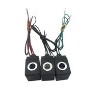 1 Uds 4V110-06 bobina de válvula solenoide orificio superior 7mm, orificio inferior 8mm, altura 23mm(AC 220V)