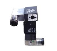 1 Uds 4V210 bobina de válvula solenoide AC380V AC220V AC110V AC36V DC24V DC12V diámetro del orificio inferior 9mm, altura 30mm, diámetro del orificio superior 9mm(DC24V)