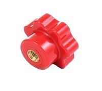 1 UDS-5 uds M4 M5 M6 M8 M10 M12 tuercas de apriete manual ciruela roja(M8 head 32mm 2PCS)