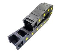 1 Uds 55 serie 1 metro Cable de arrastre de nailon Cable de remolque semicerrado abierto ambos lados CNC piezas de transmisión de herramientas(R100,55x130 mm)