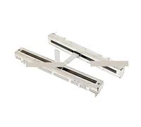 1 Uds 7,5 cm 75mm potenciómetro deslizante volumen empujador doble canal 10KA × 2 20KA × 2(10KA)