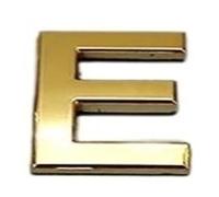1 Uds., 70/100mm, Pegatinas Doradas for Números De Casa, Letras, Direcciones, Placa Nombre, Letrero Calle(E,70 mm)