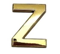 1 Uds., 70/100mm, Pegatinas Doradas for Números De Casa, Letras, Direcciones, Placa Nombre, Letrero Calle(Z,70 mm)
