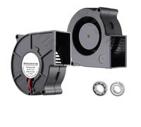 1 Uds 7530 ventilador Radial 5V 12V ventilador 24V 7cm ventilador Radial centrífugo de doble bola enfriador de flujo USB ventilador enfriador de aire Mini ventilador de PC(2PCS,12V 2Ball 2Pin)