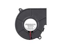 1 Uds 7530 ventilador Radial 5V 12V ventilador 24V 7cm ventilador Radial centrífugo de doble bola enfriador de flujo USB ventilador enfriador de aire Mini ventilador de PC(2PCS,12V 2Ball DC5.5x2.1)