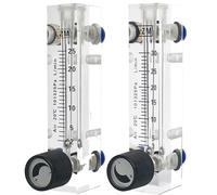 1 Uds 94mm 106mm altura agua Gas aire flotador caudalímetro Panel tipo rotámetro con válvula de Control(0.1-1LPM Water 94 H)