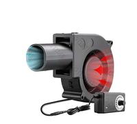 1 Uds 9733 soplador de flujo de aire grande ventilador portátil de 9cm con adaptador soplador centrífugo de 90mm(1232-2 W UK Plug)