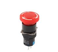1 Uds AB6 16mm 3/6 Pin perilla interruptor giratorio pequeños interruptores redondos de parada de emergencia arranque interruptor de alimentación equipo eléctrico con llave(6Pin)