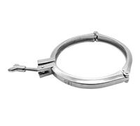 1 Uds. Abrazaderas de tubo de triple abrazadera de alta resistencia ISO-KF NW-200 | Cadena de vacío SUS con tuerca de mariposa | Dispositivo de 3 segmentos for sellado seguro(KF200)