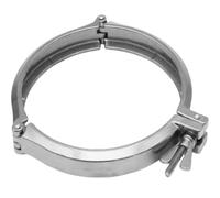 1 Uds. Abrazaderas de tubo de triple abrazadera de alta resistencia ISO-KF NW-200 | Cadena de vacío SUS con tuerca de mariposa | Dispositivo de 3 segmentos for sellado seguro(KF100)