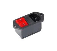 1 Uds AC-01 AC-14-F16 toma de corriente eléctrica 250V interruptor basculante entrada 10A