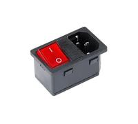 1 Uds AC-01 AC-14-F16 toma de corriente eléctrica 250V interruptor basculante entrada 10A