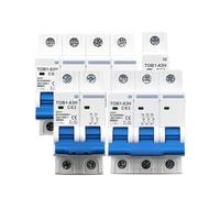 1 Uds AC MCB TOB1-63H C curva 230/400V ~ 50/60Hz mi-ni disyuntor 1P 2P 3P 4P 3A 6A 10A 16A 20A 25A 32A 40A 50A 63A 6kA(1P,63A)
