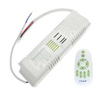 1 Uds AC110V-220V 18W-108W-150W salida 24V 2,4G Control remoto fuente de alimentación del controlador LED for tira LED de doble Color atenuación cambio de Color(80-108W,AC 220V With Remote)